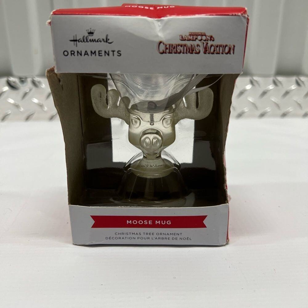 NWT HALLMARK CHRISTMAS ORDERMENTS MOOSE MUG